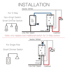 Load image into Gallery viewer, Wifi Smart Dimmer Light Switch
